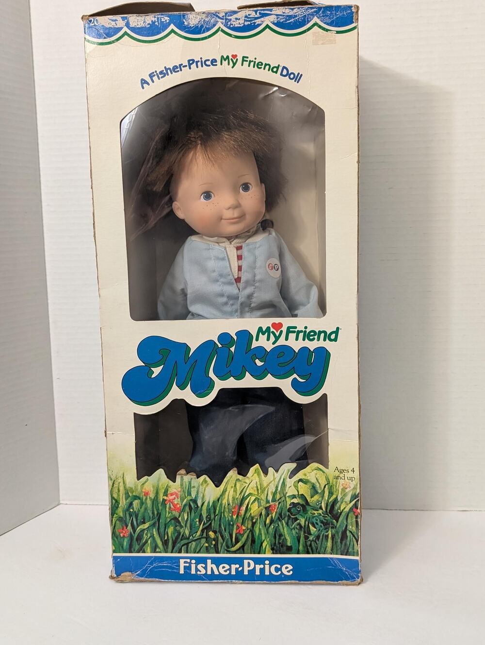 Vintage 1982 Fisher Price My Friend Mikey Doll Number 205 Original Box